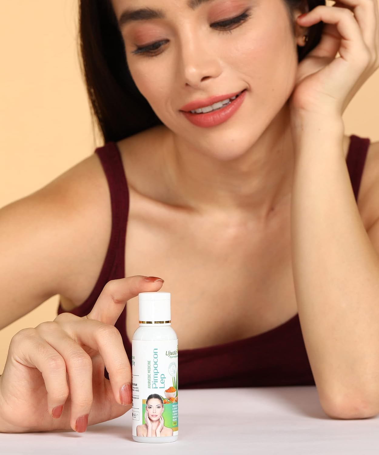 Ujwala Ayurvedashram Pimpocon Lep Ayurvedic Lep For Pimples & Blemishes(50Gm)