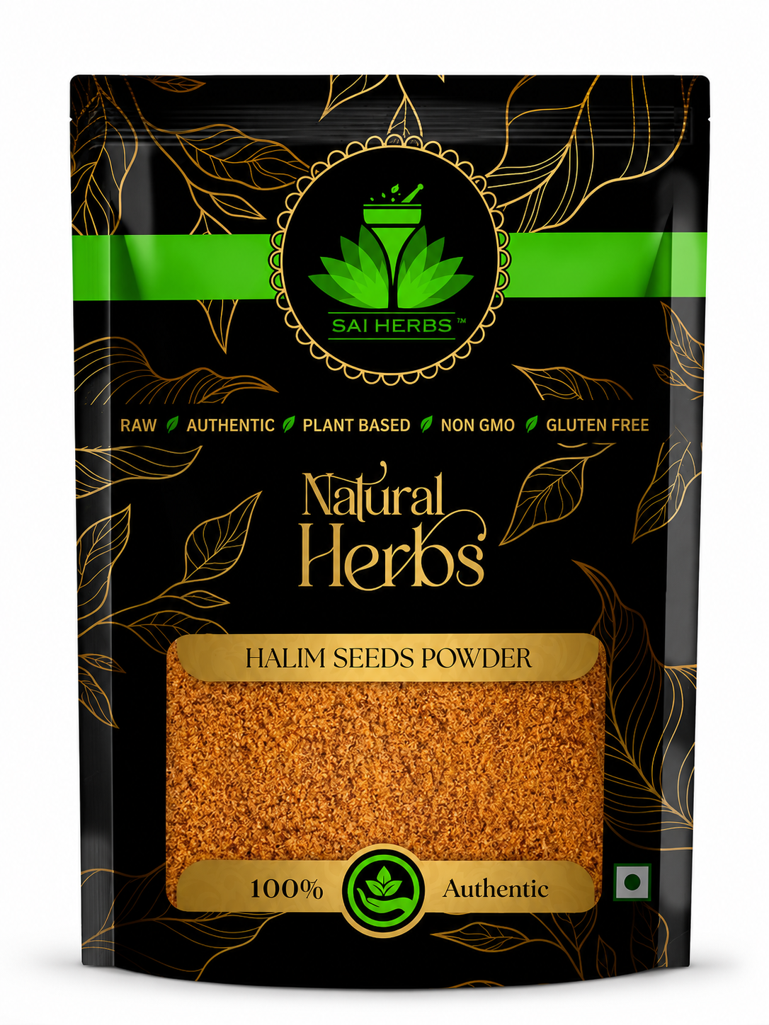 SAI HERBS Halim Seeds Powder | 100% Natural Herbal Powder | Premium Quality | Raw, Authentic & Plant-Based