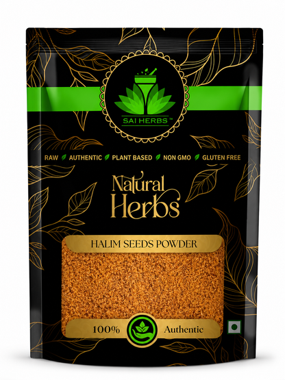 SAI HERBS Halim Seeds Powder | 100% Natural Herbal Powder | Premium Quality | Raw, Authentic & Plant-Based