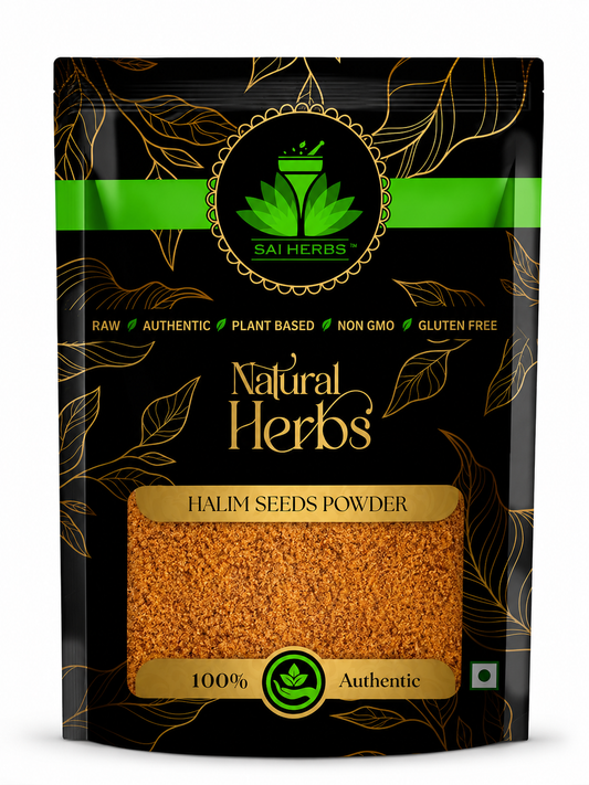 SAI HERBS Halim Seeds Powder | 100% Natural Herbal Powder | Premium Quality | Raw, Authentic & Plant-Based