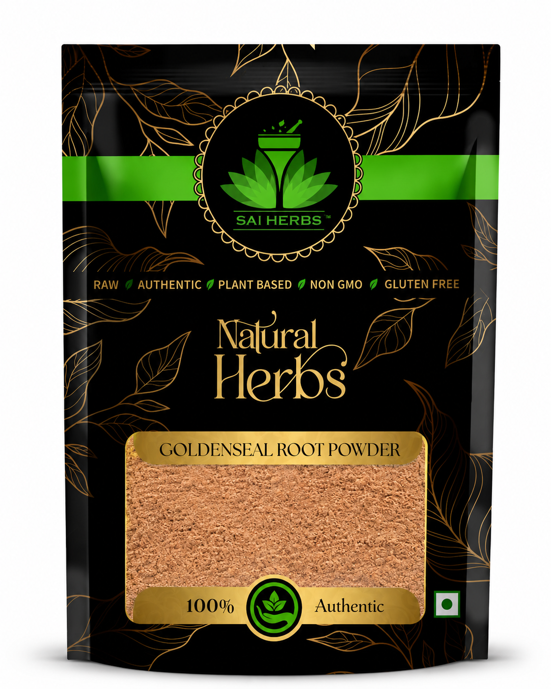 SAI HERBS Goldenseal Root Powder | 100% Natural Herbal Powder | Premium Quality | Raw, Authentic & Plant-Based