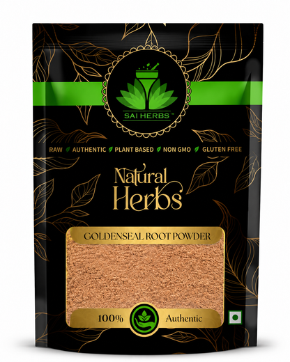 SAI HERBS Goldenseal Root Powder | 100% Natural Herbal Powder | Premium Quality | Raw, Authentic & Plant-Based