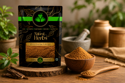 SAI HERBS Pygeum Bark Powder | 100% Natural Herbal Powder | Premium Quality | Raw, Authentic & Plant-Based