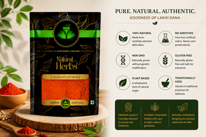 SAI HERBS Lakhi Dana Powder | 100% Natural Herbal Powder | Premium Quality | Raw, Authentic & Plant-Based
