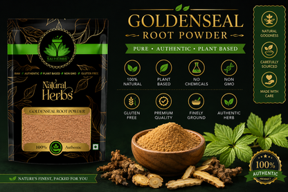 SAI HERBS Goldenseal Root Powder | 100% Natural Herbal Powder | Premium Quality | Raw, Authentic & Plant-Based