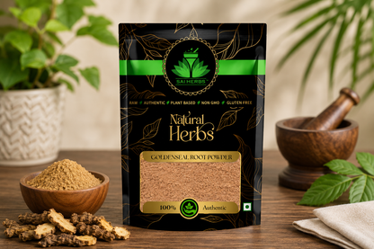 SAI HERBS Goldenseal Root Powder | 100% Natural Herbal Powder | Premium Quality | Raw, Authentic & Plant-Based