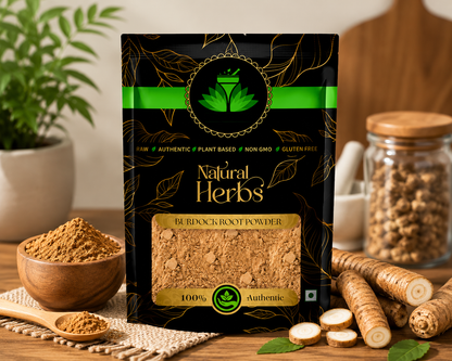 SAI HERBS Burdock Root Powder | 100% Natural Herbal Powder | Premium Quality | Raw, Authentic & Plant-Based