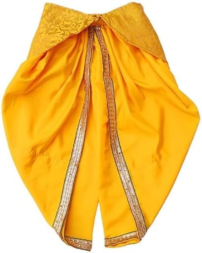 Krishna Dress with ornaments full yellow