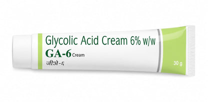 GA 6 Skin Renewal Cream | Glycolic Acid Cream for Smoother, Softer & Brighter Looking Skin | Helps Improve Texture | 30g