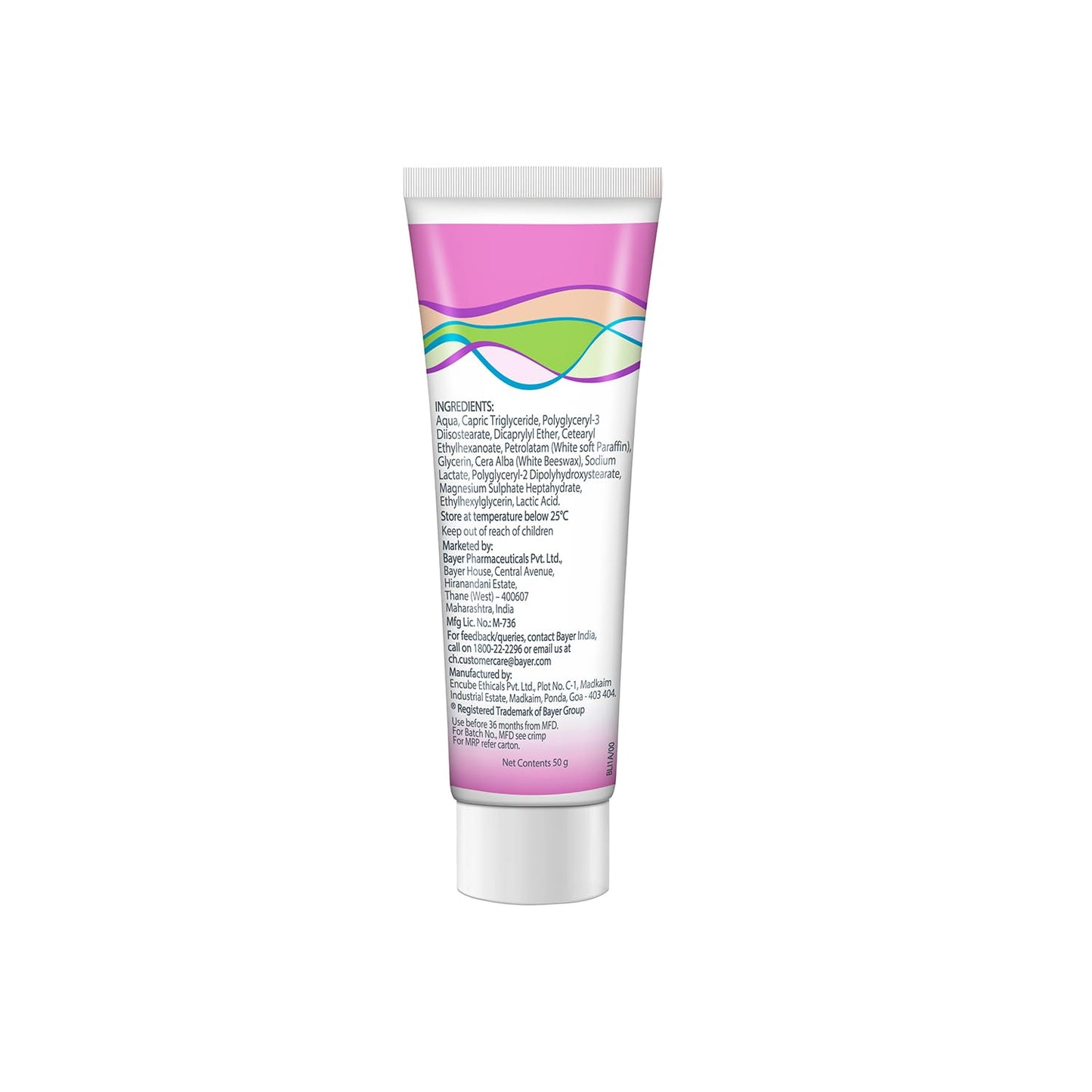 Luciara® Cream, Anti-stretch marks cream, Reduce stretchmarks, Safe for pregnancy, Weight Gain, Weight Loss, All skin types, Paraben-free, Non-fragrant, Non-colourant, 50g x Pack of 1