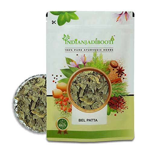 IndianJadiBooti Pure Dried Bael Leaves (Bilva Patra) | Aegle Marmelos | Traditional Ayurvedic Botanical for Digestive Harmony, Internal Cooling & Ritual Wellness | 250 Grams Pack