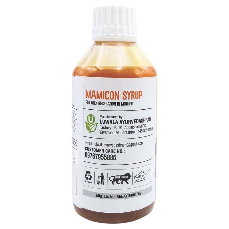 Ujwala Ayurvedashram Mamicon Syrup (200ml)(Liquid)