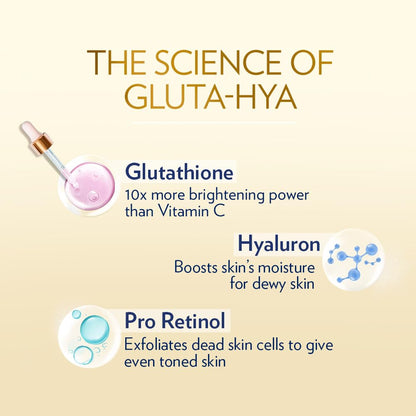 Vaseline Gluta-Hya Flawless Glow Lotion for Face & Body | Gives Brighter Skin | Glutathione & Pro-Retinol Infused Moisturizer, 200ml