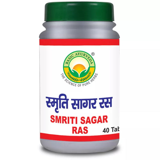 Basic Ayurveda Smriti Sagar Ras 40 Tablet