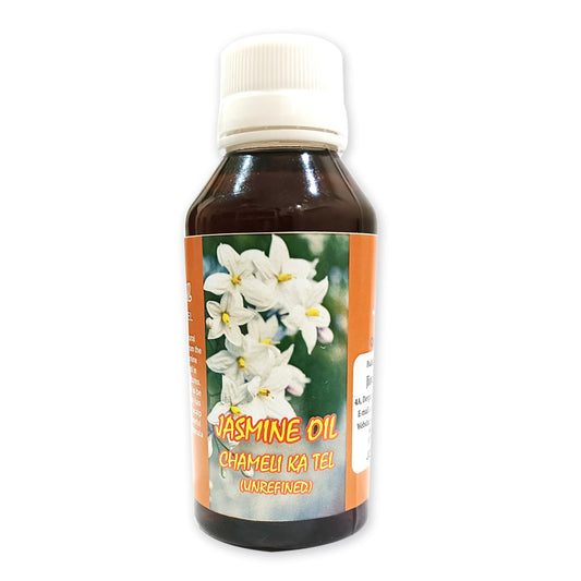 Chameli Oil for Hanuman Puja | Chola Pooja | Jasmine Flower Oil for Face | Hair | Skin Fragrance Raw 100 Ml