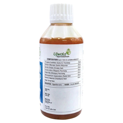 Ujwala Ayurvedashram Assicon Syrup - 200 Ml For Acidity & Gases