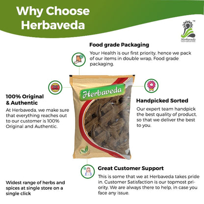 Herbaveda- Costus Root 200g | Qust Al Hind | Indian Costus Root