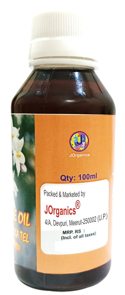 Chameli Oil for Hanuman Puja | Chola Pooja | Jasmine Flower Oil for Face | Hair | Skin Fragrance Raw 100 Ml