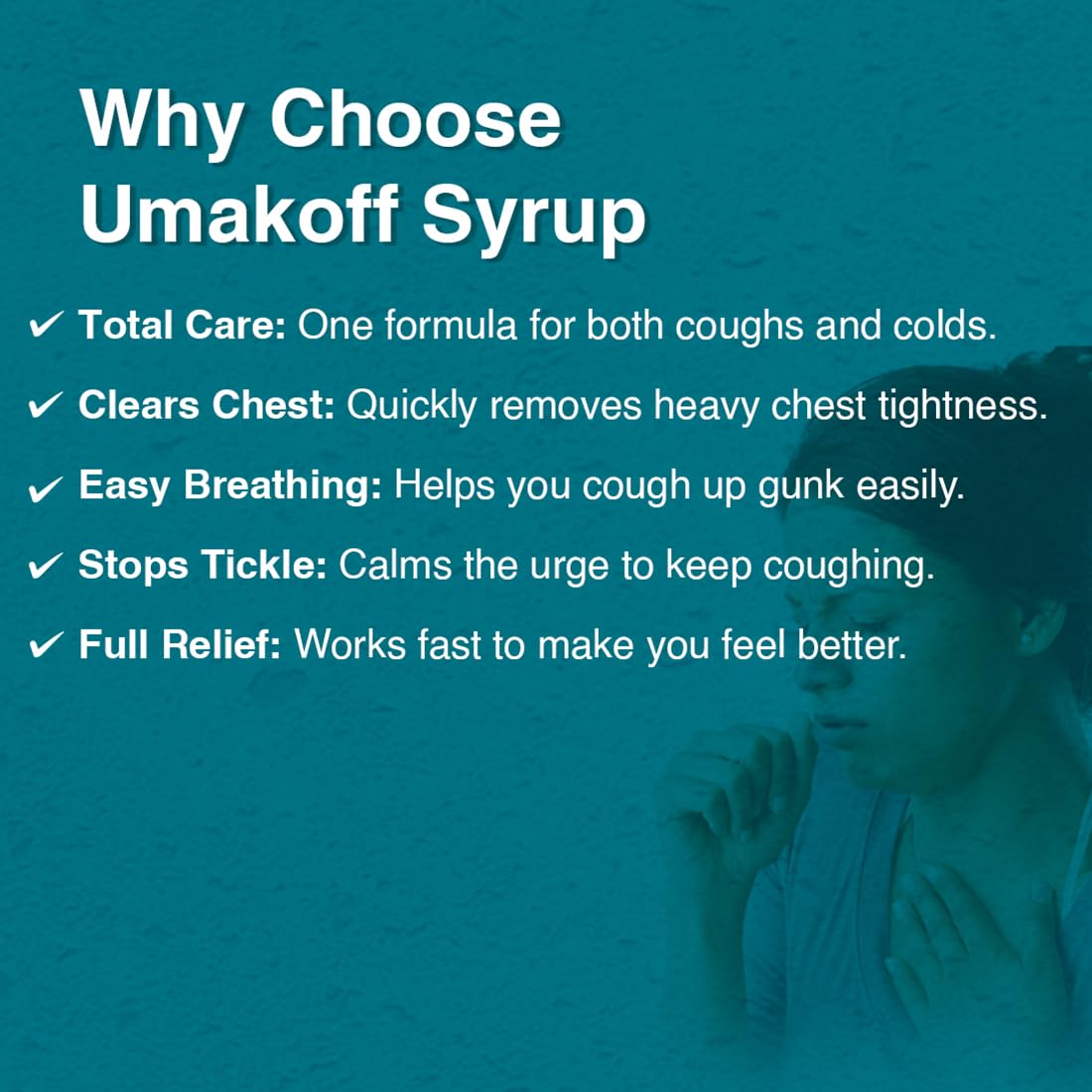 Uma Ayurveda UmaKoff Cough Syrup 100 ML Pack of 1
