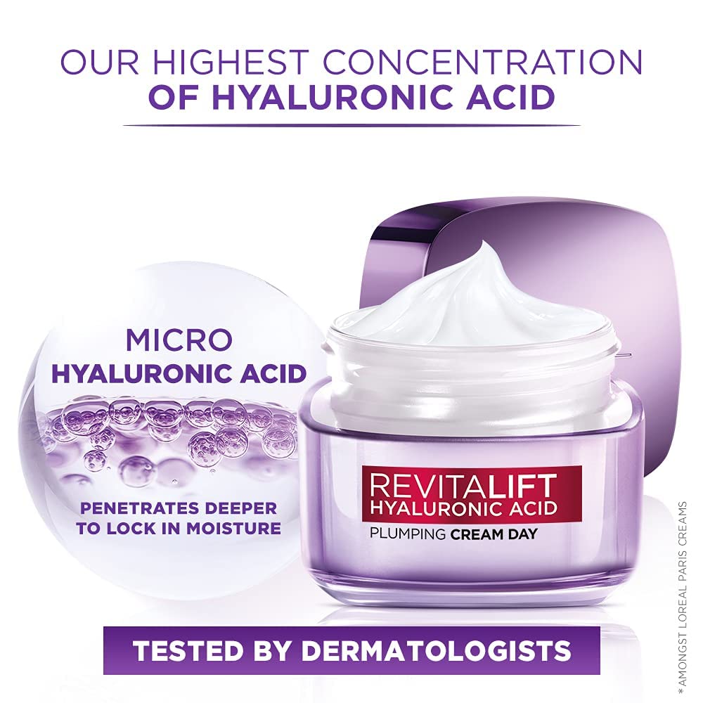L'Oreal Paris Revitalift Hyaluronic Acid Plumping Day Cream 15Ml