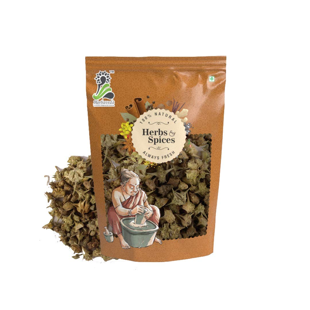 Herbaveda -Gokhru Chota Powder (200g) Gokhroo Chota | Gokshura | Tribulus Terrestris Seeds | Small Caltrops | Sabut