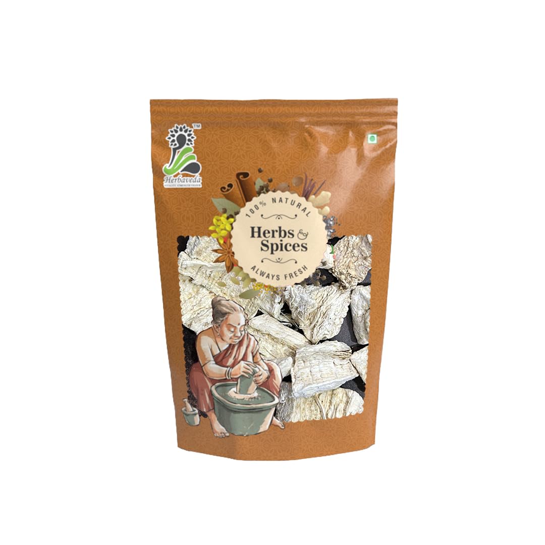 Herbaveda - Bidharikand Safed 100g | Vidarikand safed | Dioscorea bulbifera white | Indian Kudzu safed