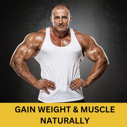 Nutriley Muscle Gainer Protein Supplement Powder, Energy & Stamina Support 60 Capsules (Pack of 1)