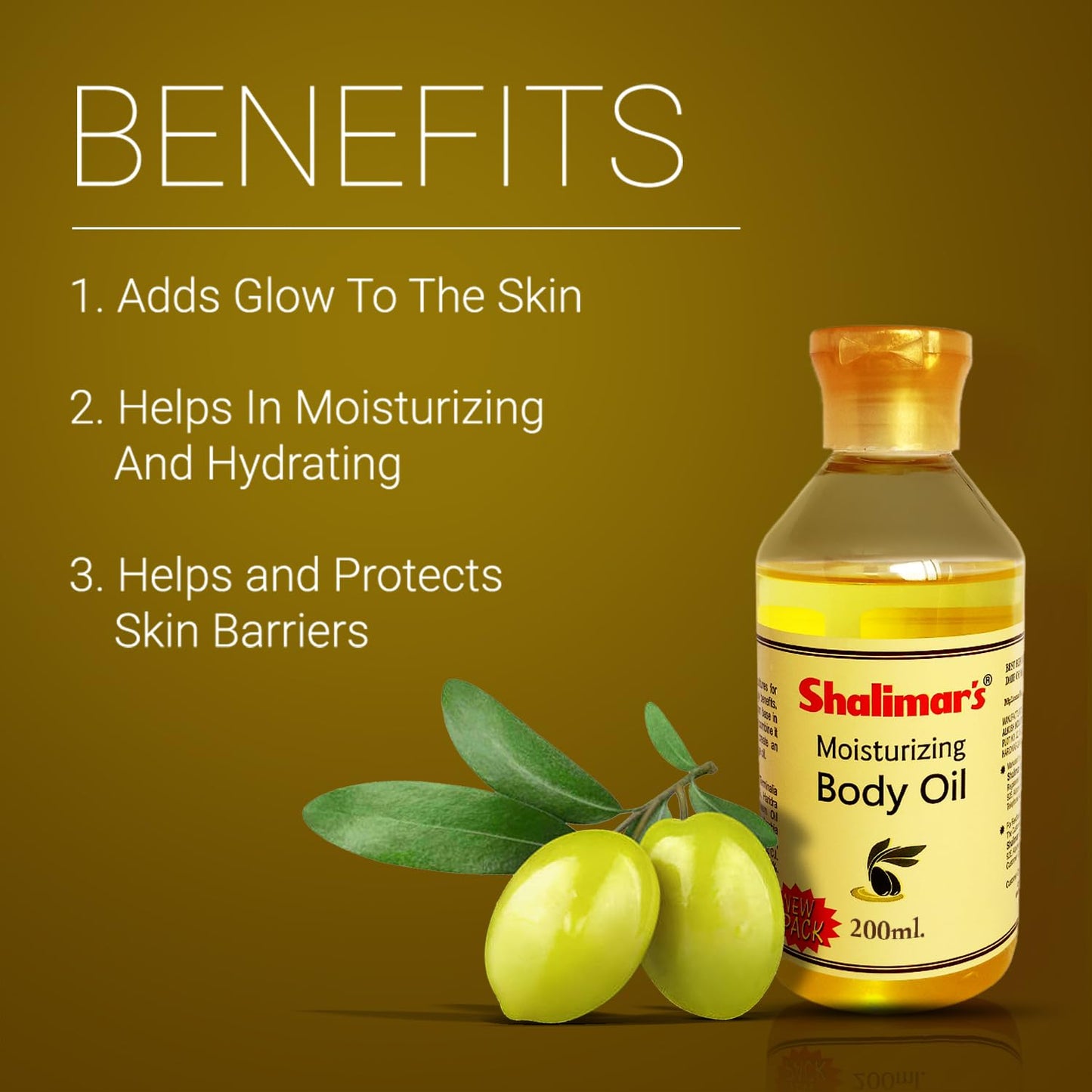 Shalimars Moisturizing Body Oil 100ML