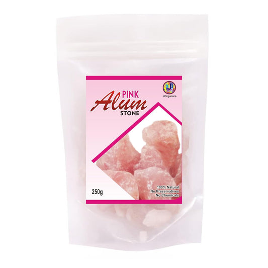 Pink Fitkari Alum for Water Purification, Sores, Teeth Cracks, Skin Care, After Shave, Deodorant - 250 gram
