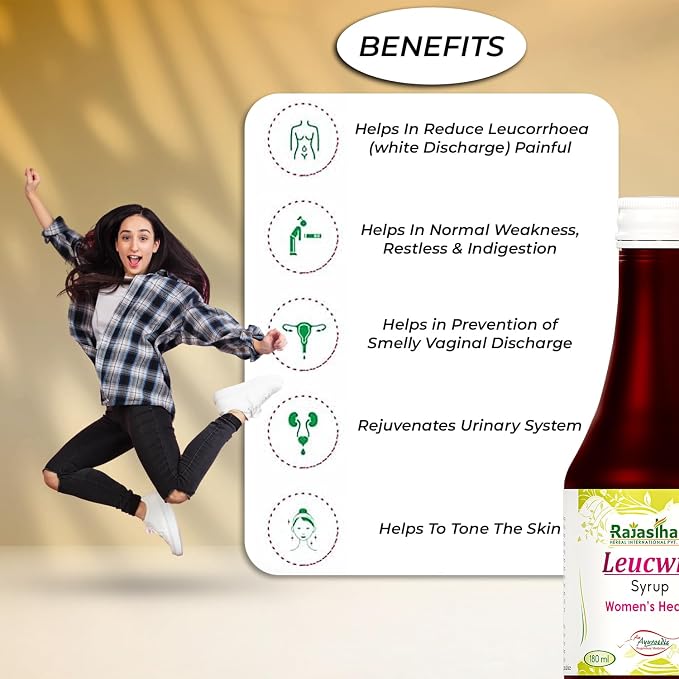 RAJASTHAN AUSHDHALAYA Leucwin Syrup For Leucorrhoea