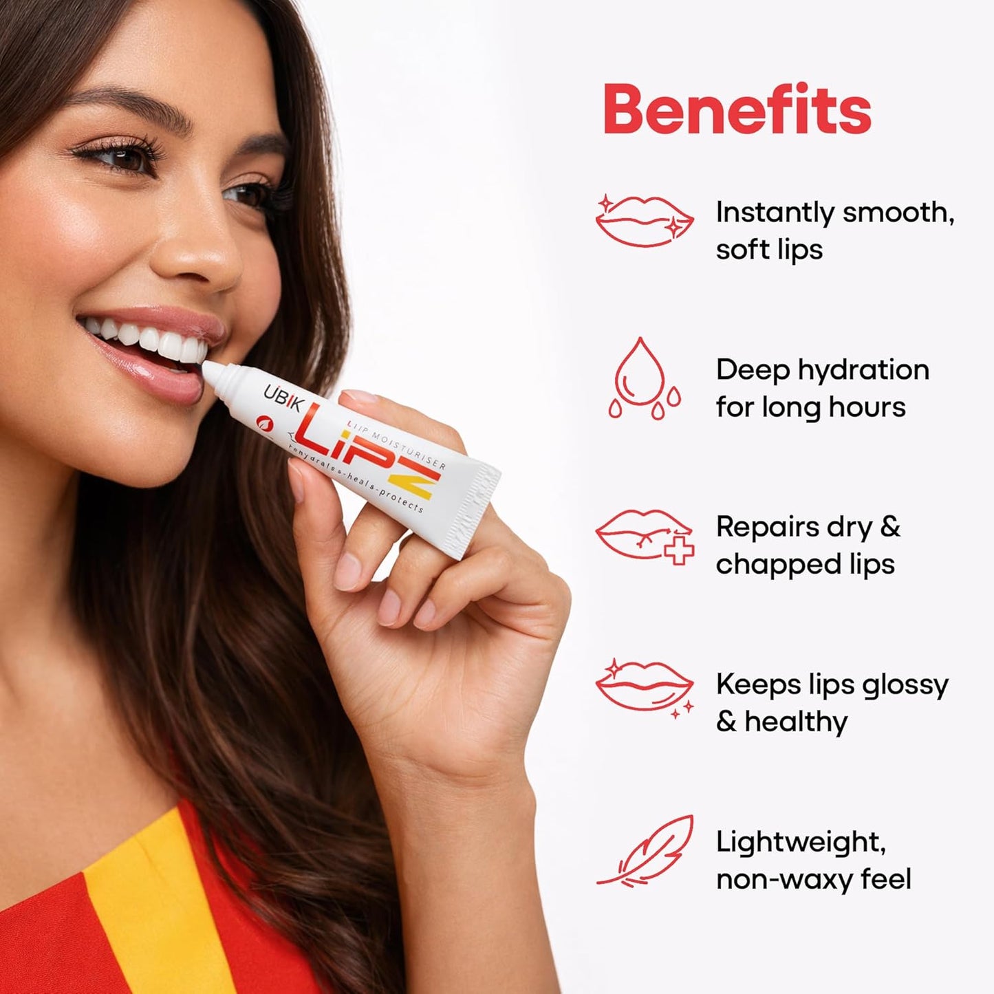 Lipz Lip Moisturizer - White, 9 gms