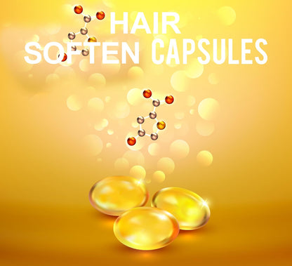 Vitamin-E Capsules for Hair | Anti Hair Fall & Damage Repair | Hair Soften Essence Capsule multicolor