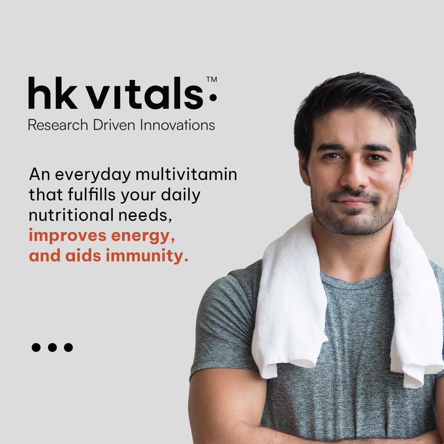 hk vitals Multivitamin, 90 Tablets | With Zinc, Vitamins C & D3, Multiminerals & Ginseng Extract