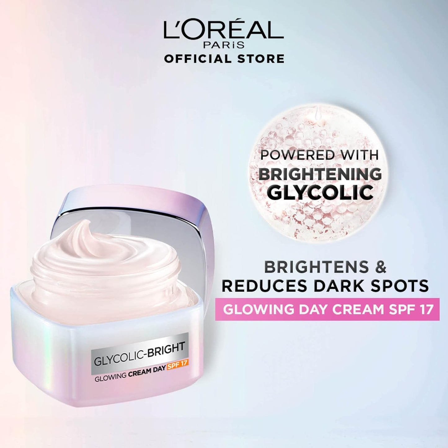 L'Oréal Paris Glycolic Bright Glowing Day Cream SPF 30 (15ml)
