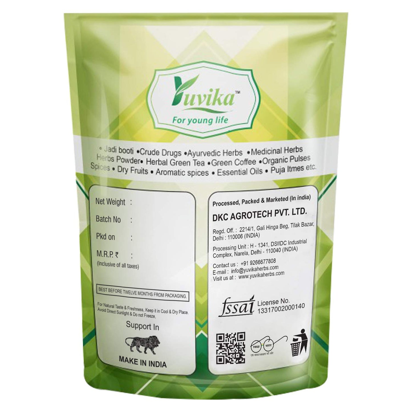YUVIKA Beej Shivlangi - Shivlingi - Bryonopsis laciniosa (100 Grams)