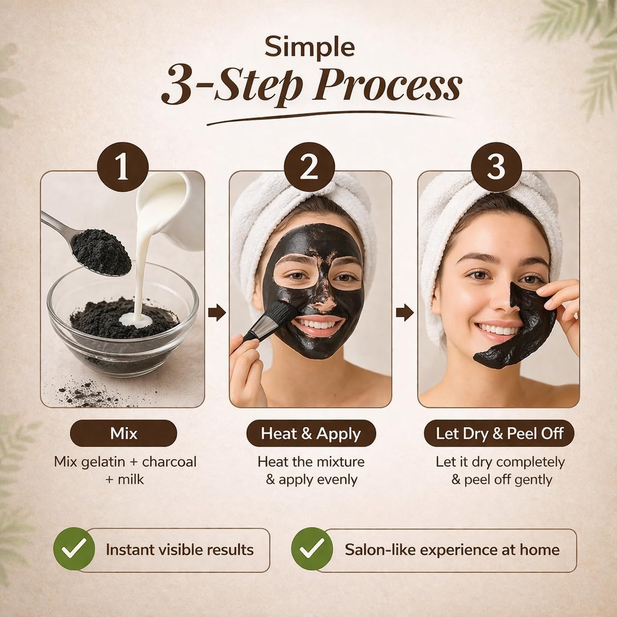 VITSZEE Gelatin Powder for Face Mask/Hair removal/Peel Off Mask