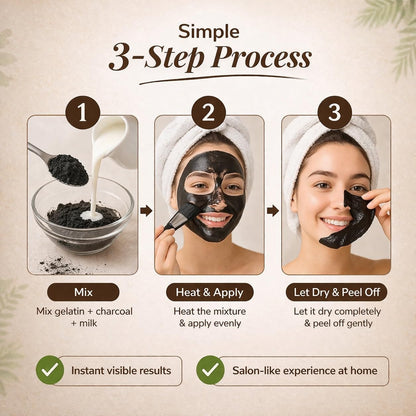 VITSZEE Gelatin Powder for Face Mask/Hair removal/Peel Off Mask
