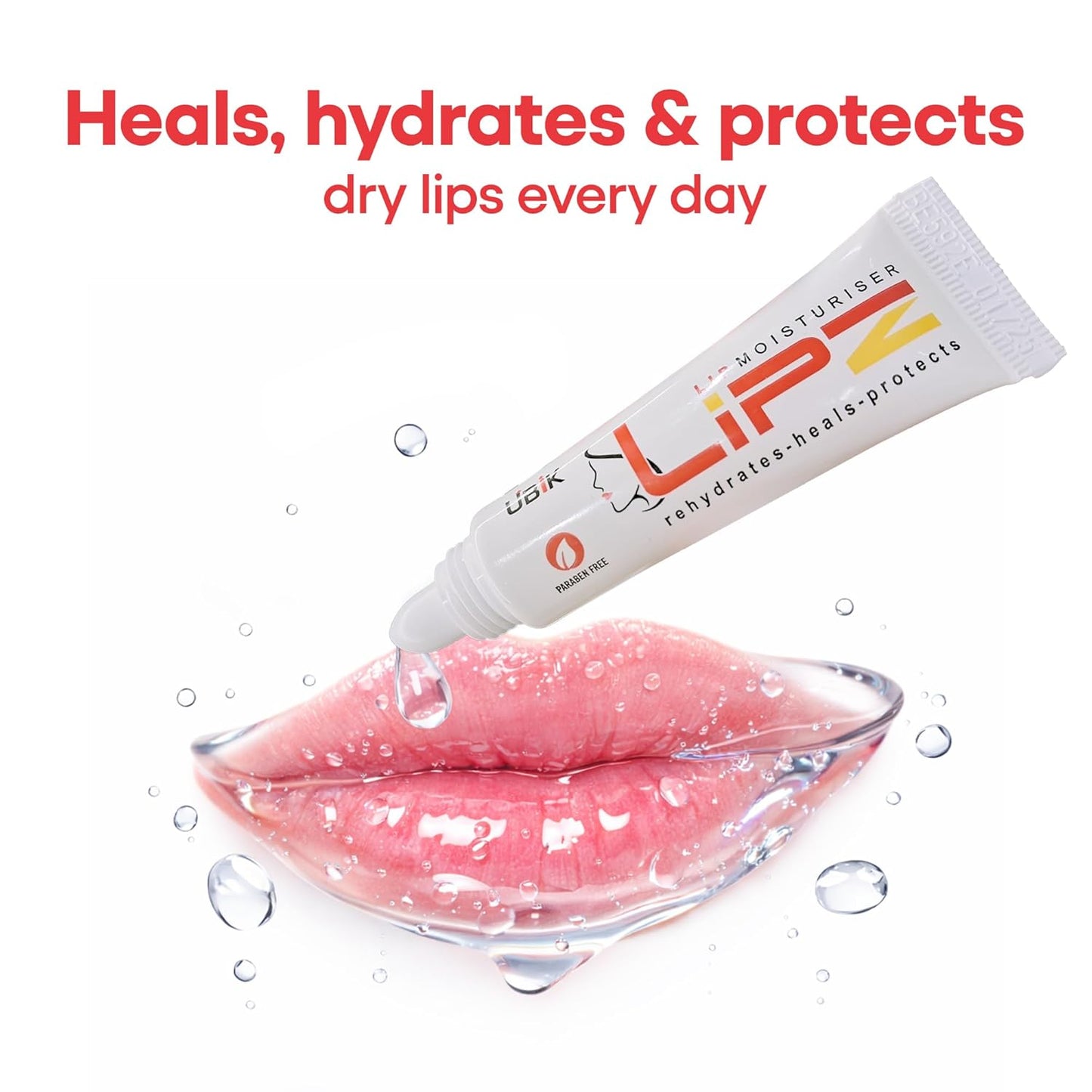 Lipz Lip Moisturizer - White, 9 gms