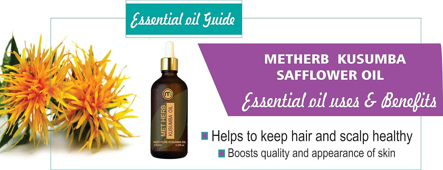 metherb Kusumba/Safflower Essential Oil (100 ml)