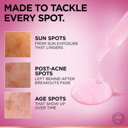 L'Oreal Paris Glycolic Bright 8% [Melasyl + Niacinamide] Face Serum for Brightening Dark Spots 30ml