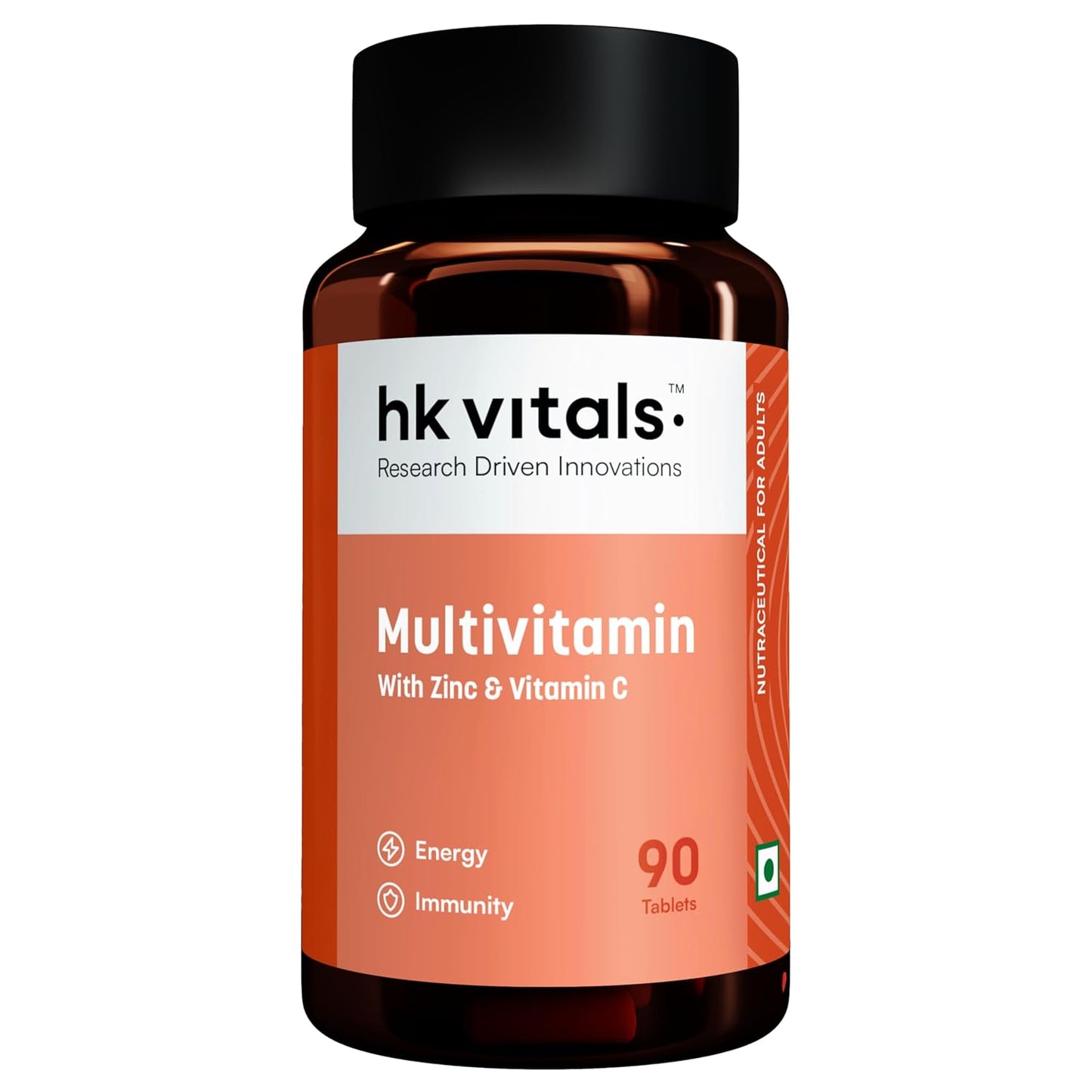 hk vitals Multivitamin, 90 Tablets | With Zinc, Vitamins C & D3, Multiminerals & Ginseng Extract