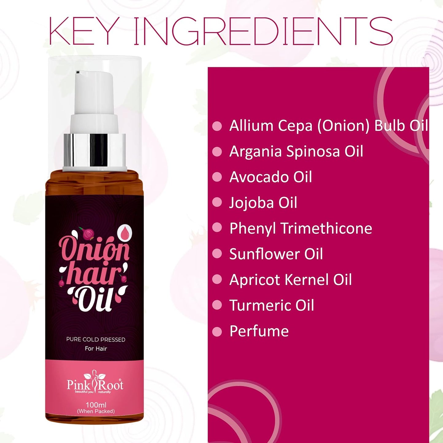 Pink Root Onion Oil 100ml