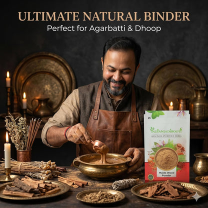 IndianJadiBooti Maida Lakdi Powder | Maida Wood (Litsea Glutinosa) | Pure Medasak for Bone Health, Joints & Swelling | Natural Raw Herb 250g