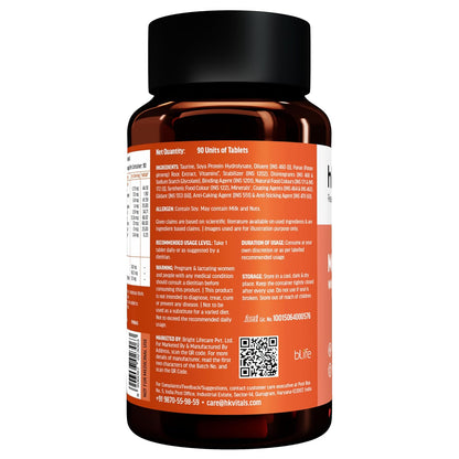 hk vitals Multivitamin, 90 Tablets | With Zinc, Vitamins C & D3, Multiminerals & Ginseng Extract