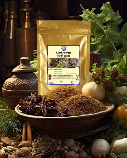 Kamdhenu Kutki Powder | Picrorhiza Kurroa | Liver Health and Detox| Katuki powder For Digestion 100 grams