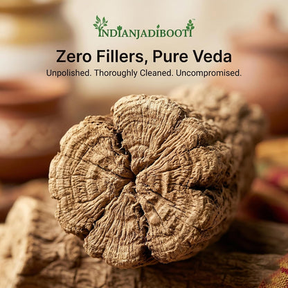 IndianJadiBooti Kaunch Root (100g) | Mucuna Pruriens Root | Kaunch Ki Jad | Raw Ayurvedic Herb for Strength, Vitality & Nourishing Support | Velvet Bean Root | Dried & Cleaned
