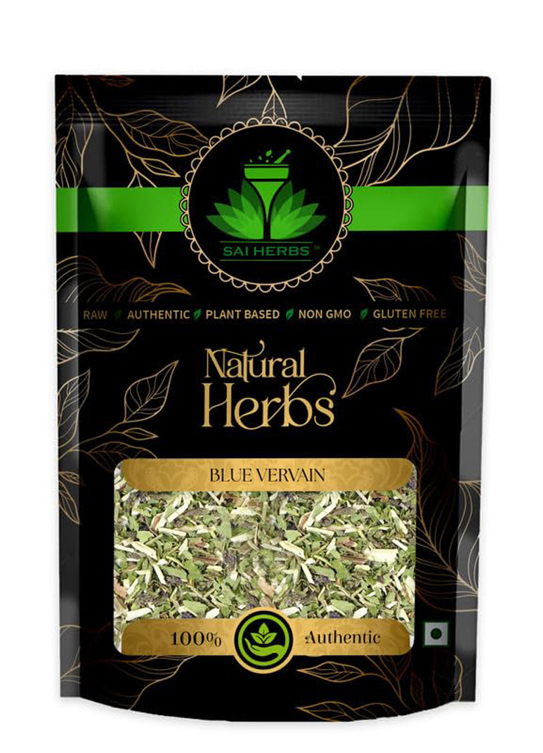 SAI HERBS Blue Vervain | Premium Cut & Sifted Herb | 100% Natural | Raw, Authentic & Plant-Based