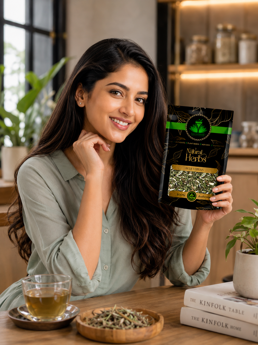 SAI HERBS Blue Vervain | Premium Cut & Sifted Herb | 100% Natural | Raw, Authentic & Plant-Based
