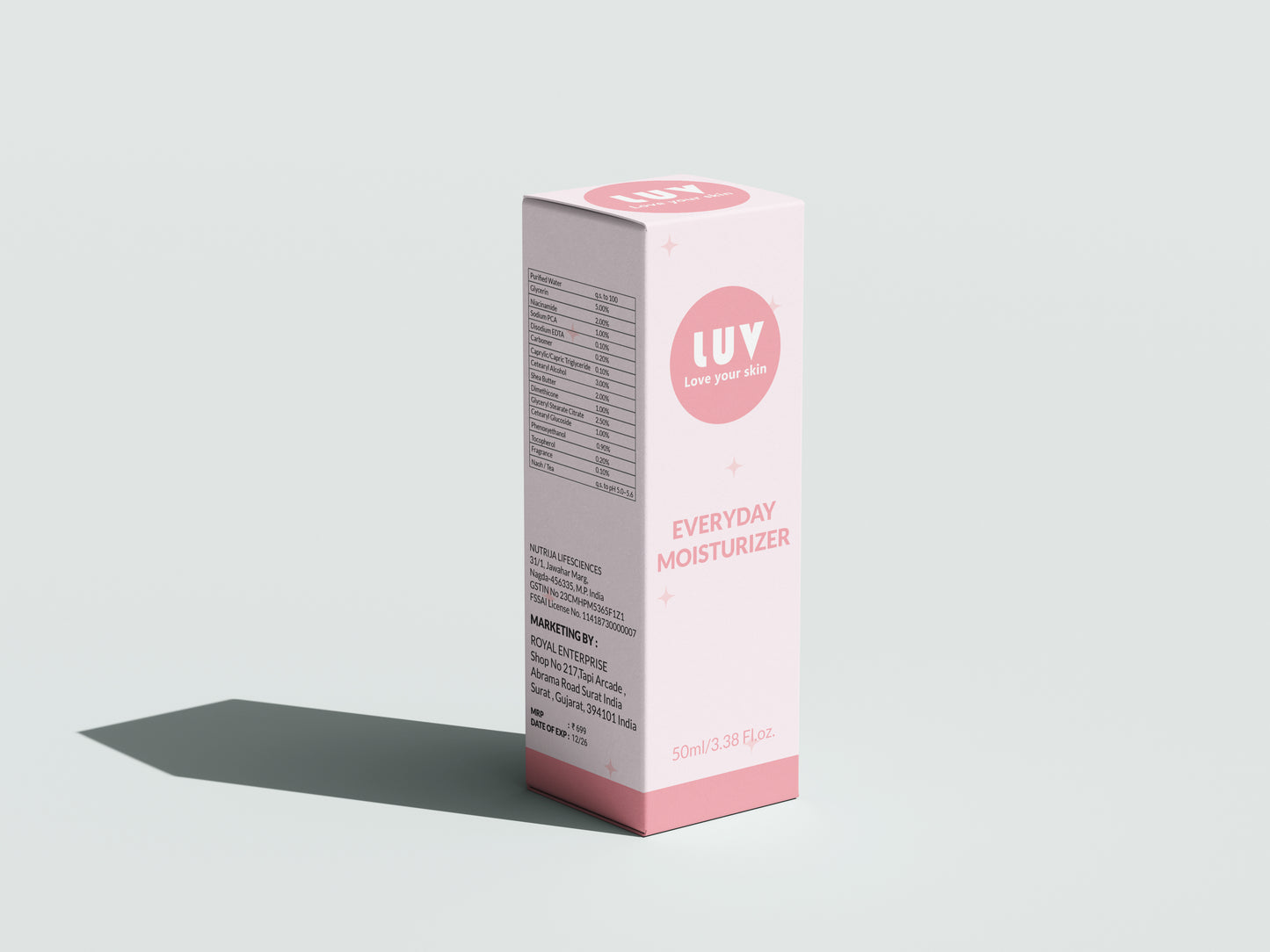 LUV COSMETICS EVERYDAY MOISTURER BOX