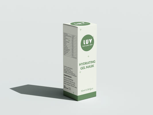 LUV COSMETICS HYDRATING GEL MASK BOX